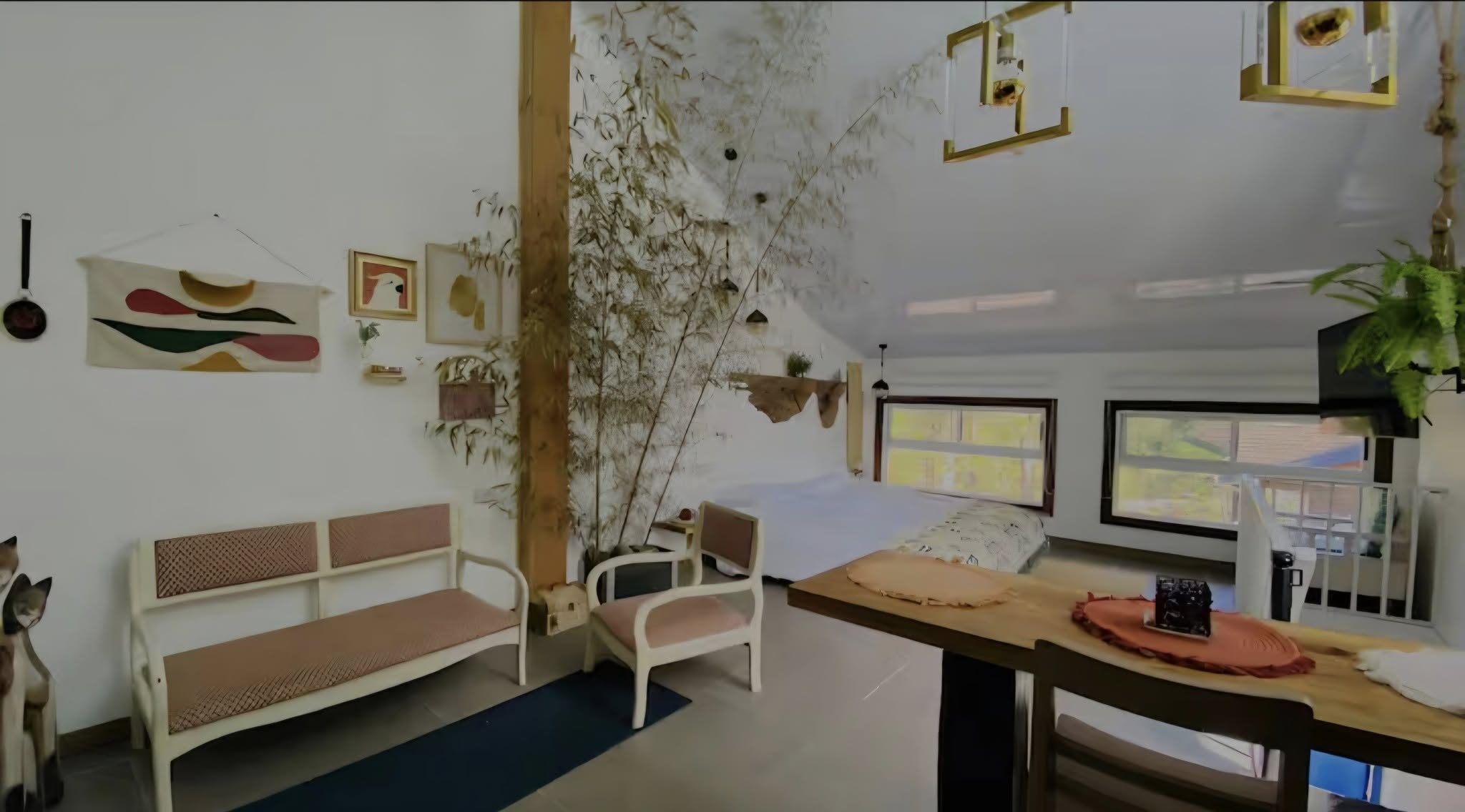 Interior de apartamento estudio en Ciudad Quesada